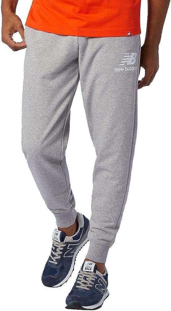 

Спортивные брюки New Balance Men's Nb Essentials Stacked Logo, серый