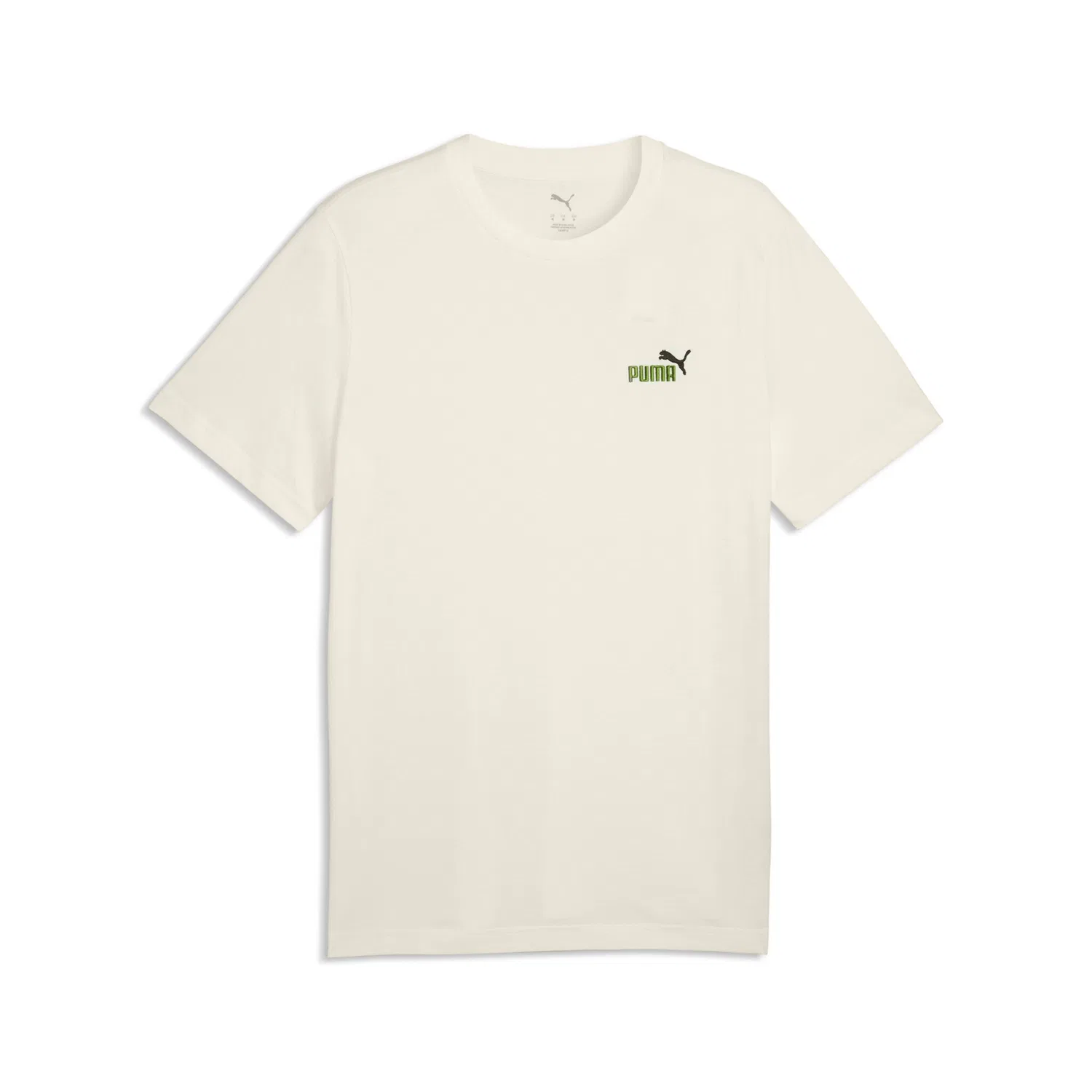 Детская хлопковая футболка с логотипом PUMA, Warm White