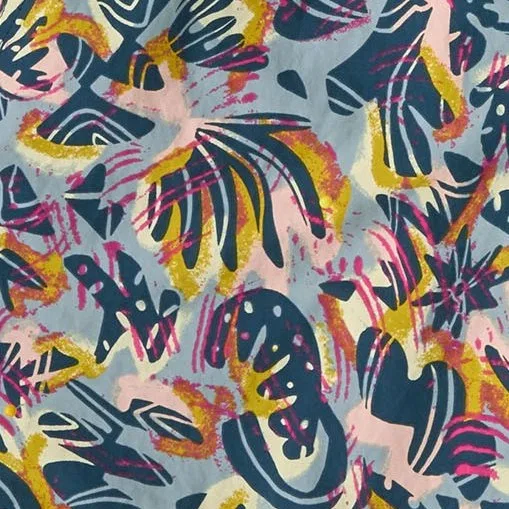 Шорты с влагоотводящей отделкой Baggies Patagonia, Wild Botanist/Tidal Teal — фото 2