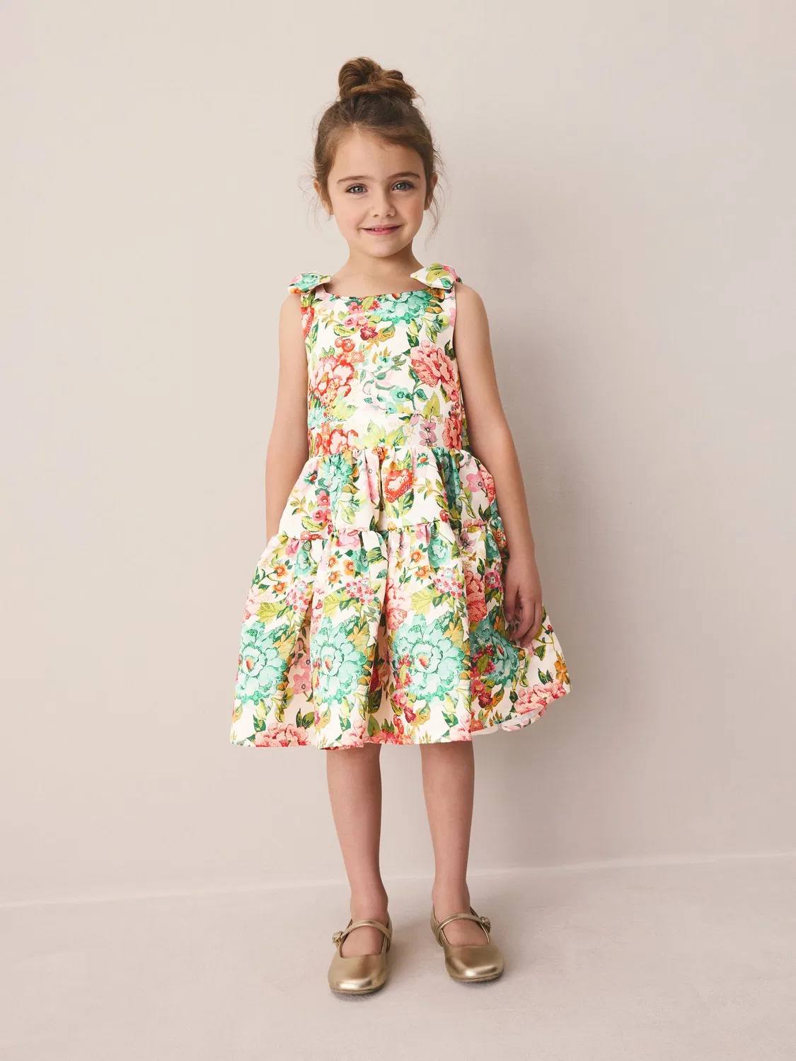 Платье с принтом Lavington Bloom Laura Ashley, Bright Lavington Bloom