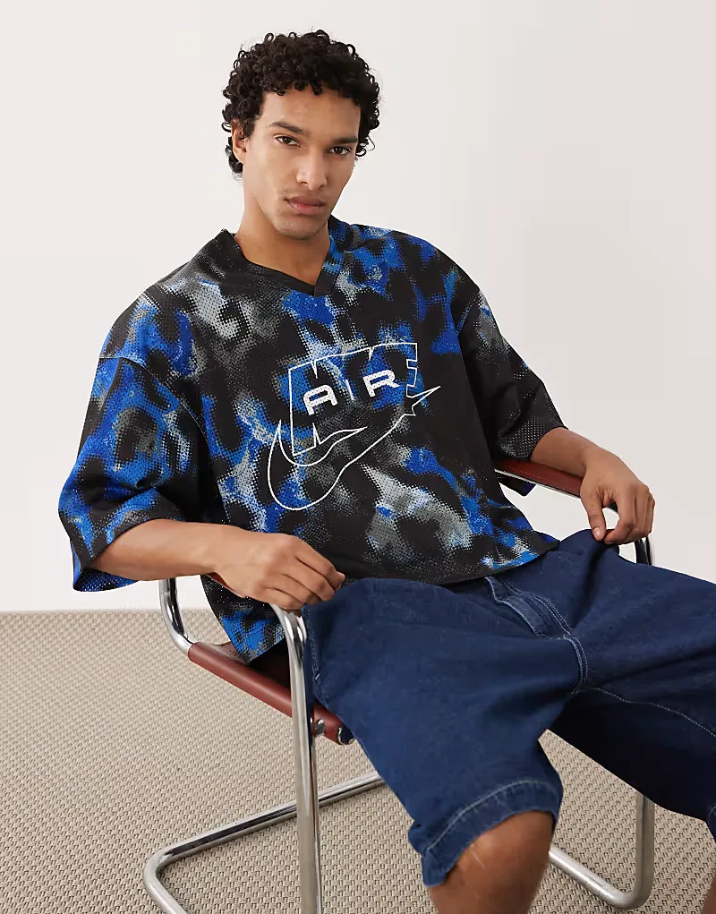 Футбольная майка Nike Air, синий