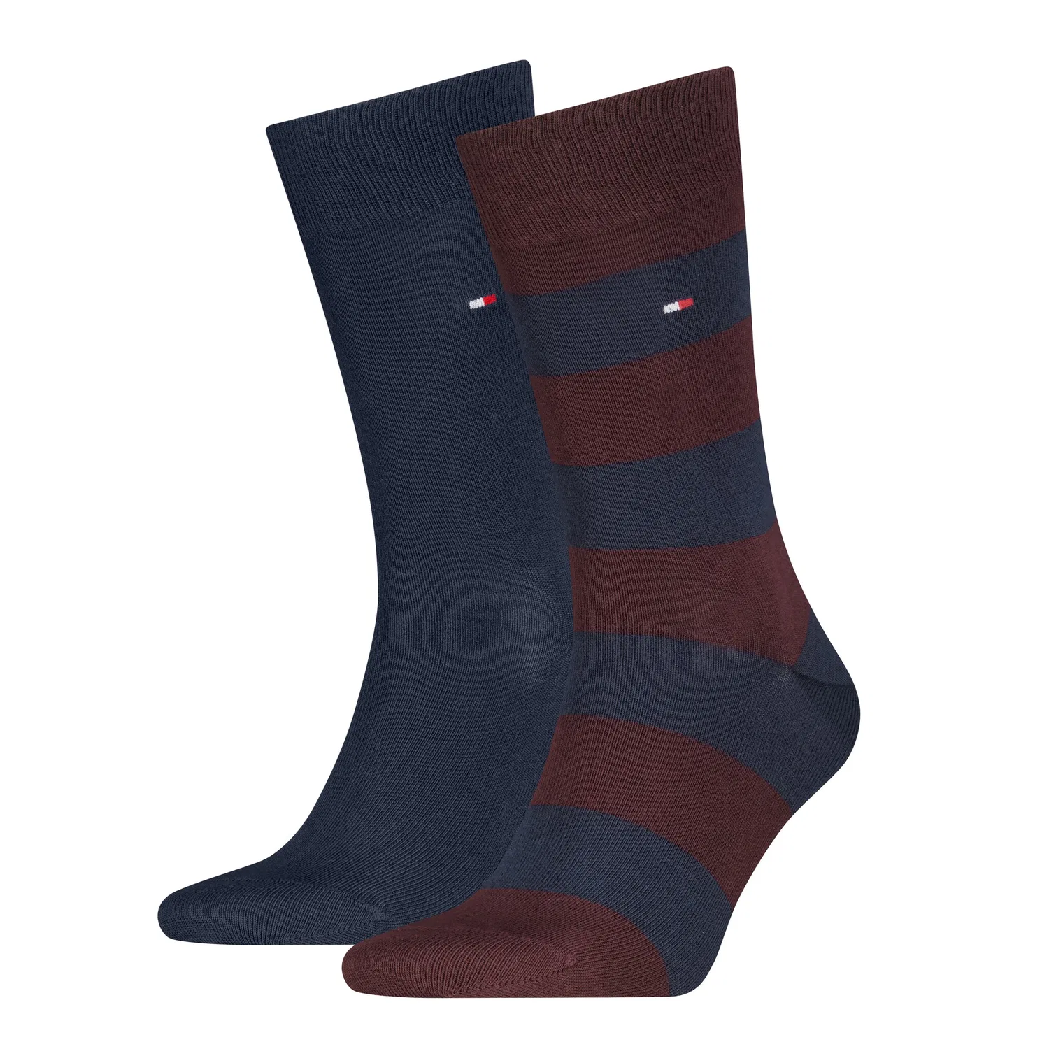 Мужские носки с ромбовидным узором Tommy Hilfiger, Deep Rouge