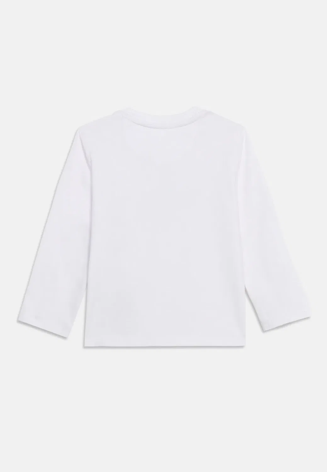 Футболка унисекс с длинными рукавами Monologo Calvin Klein Jeans, Bright White — фото 2