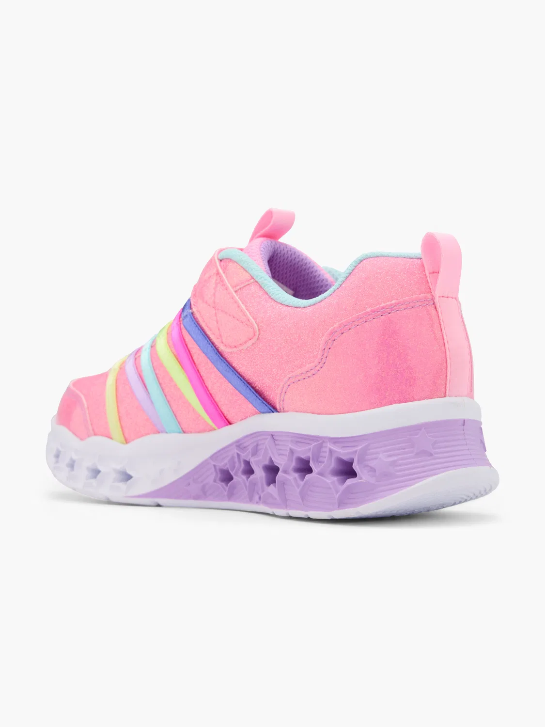 Детские кроссовки с подсветкой Skechers, розовый — фото 3