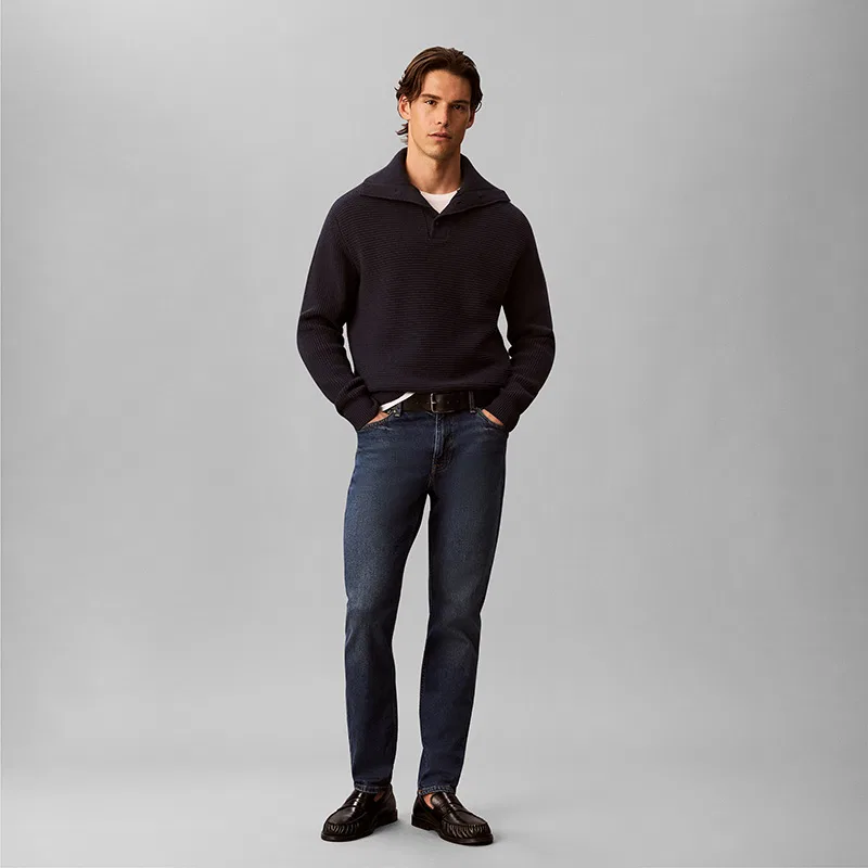 Мужские джинсы зауженные NNB Denim Blue Calvin Klein, Denim Blue — фото 4