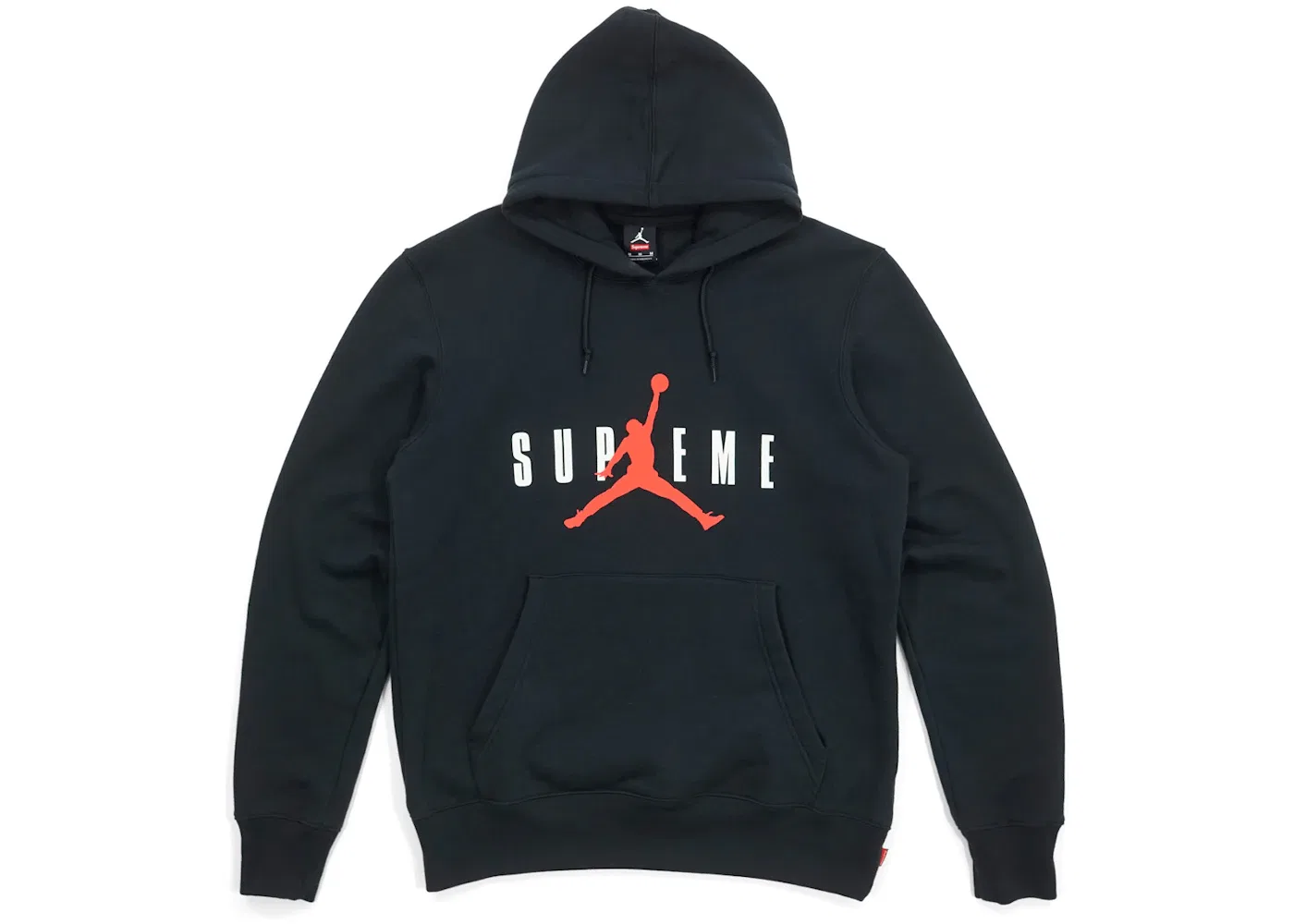 Мужская куртка с капюшоном Supreme Jordan Pullover, Black