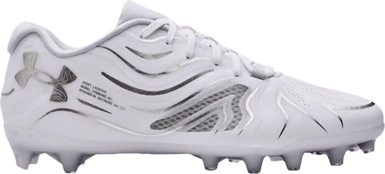 

Бутсы Under Armour Command MC Lacrosse White Metallic Silver, белый