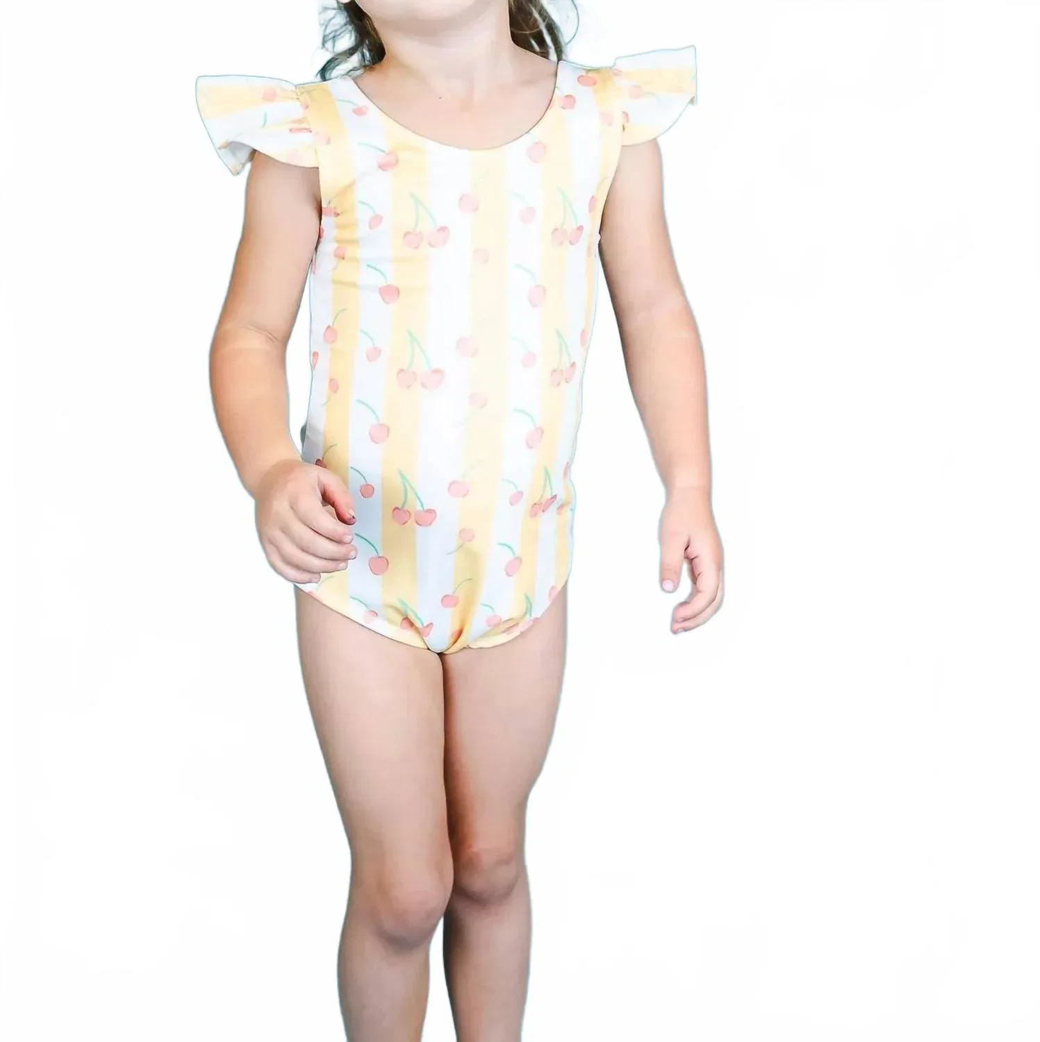 Детский купальник слитный с оборками The One Piece Bather Dear Georgie, Cherry On Top