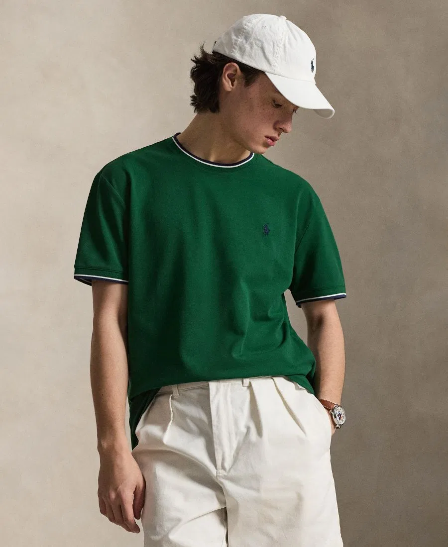 Футболка с коротким рукавом классического кроя из стрейч-сетки Polo Ralph Lauren, New Forest