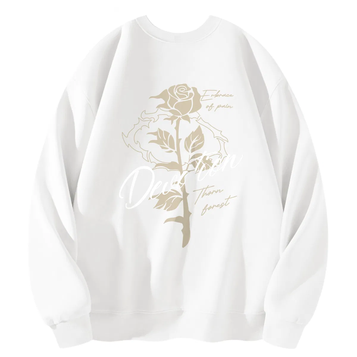 Свитшот детский с круглым вырезом MINISO, White