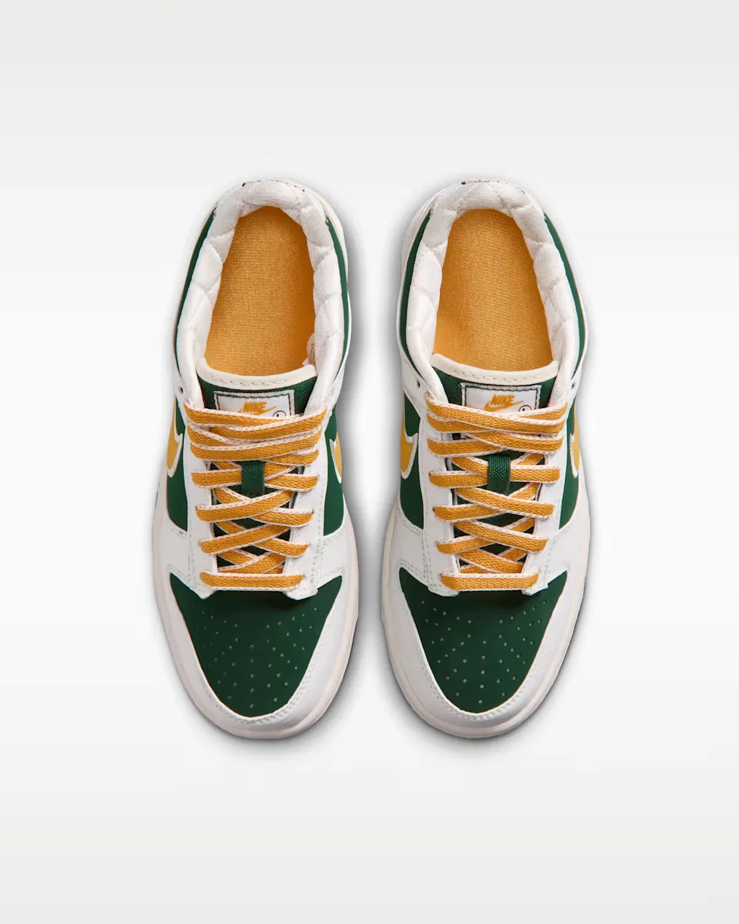 Кроссовки для детей постарше Nike Dunk Low LV8, Sail/Fir/University Red/University Gold — фото 4