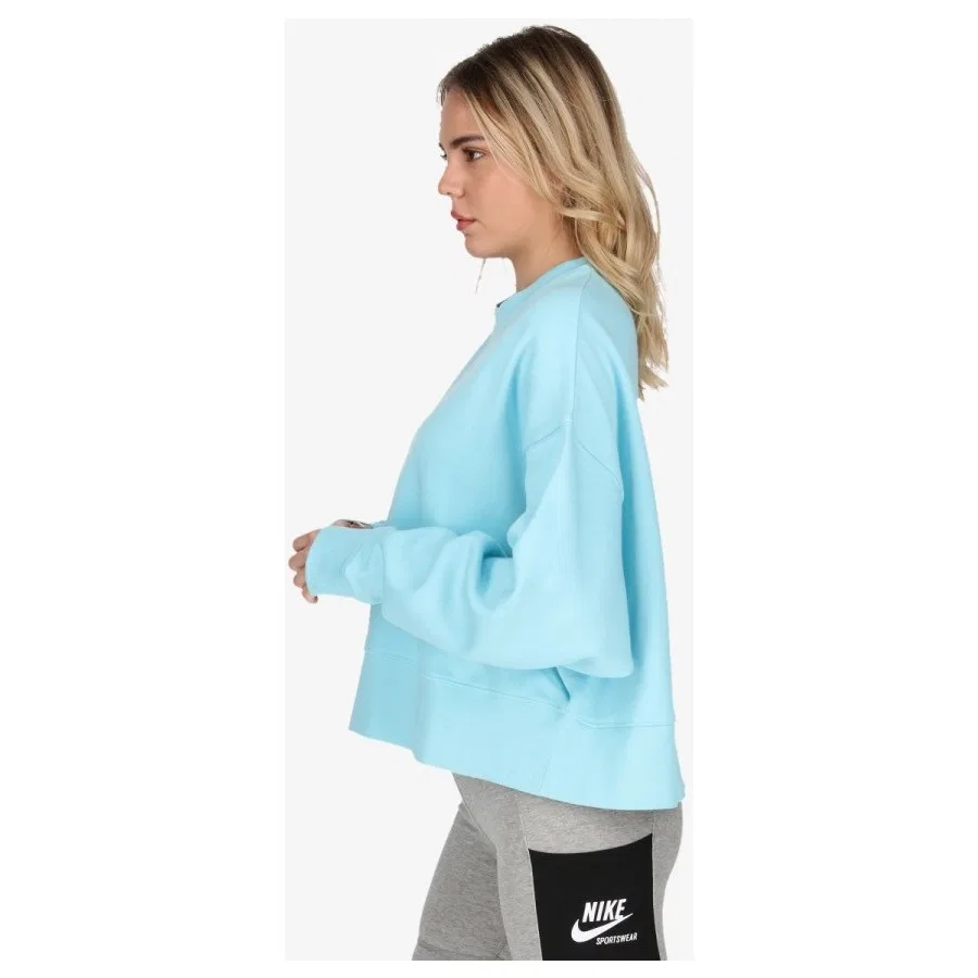 Женский свитшот с принтом Sportswear Collection Nike, Бирюзовый — фото 3