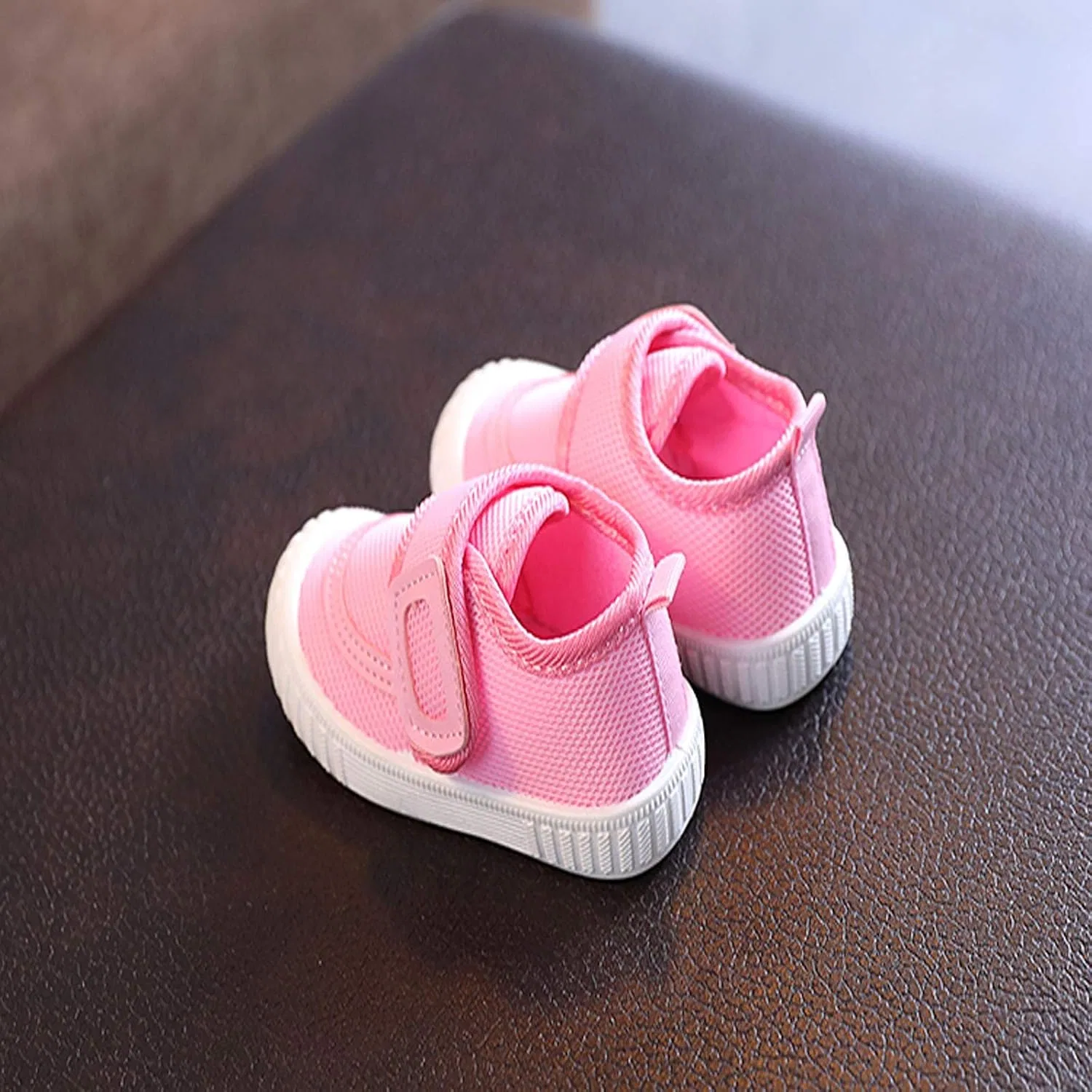 Детские кроссовки с сетчатым верхом для мальчиков и девочек, Pink — фото 3