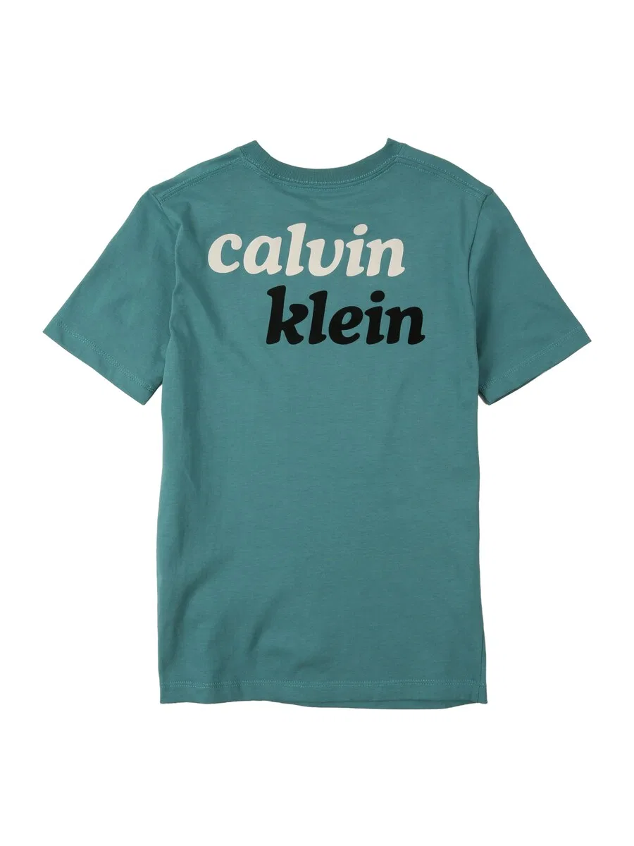 Джинсовая рубашка изумрудного цвета Calvin Klein Jeans — фото 2