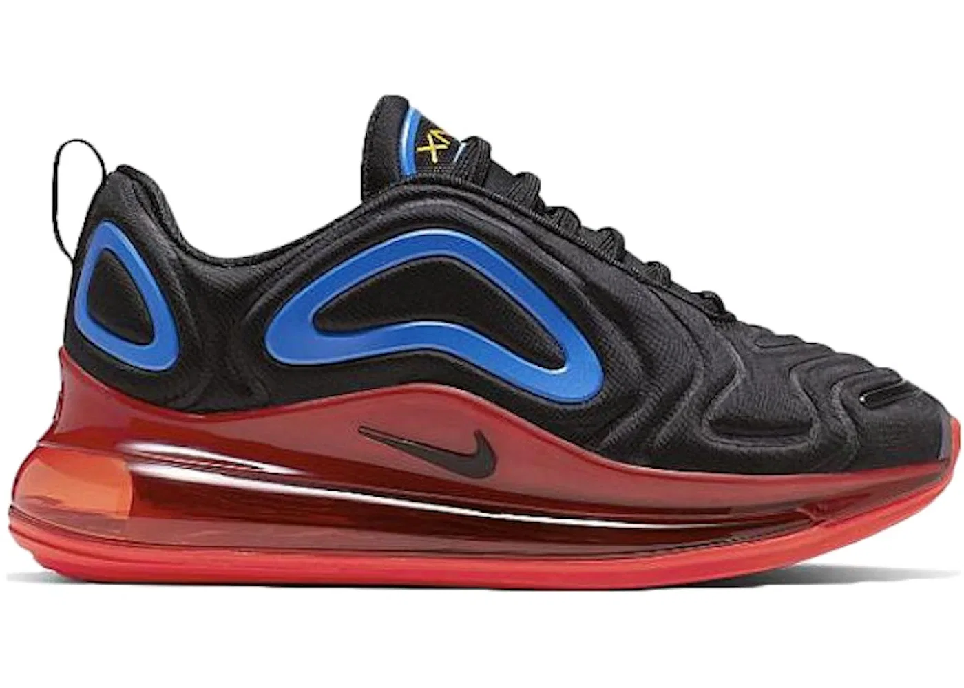 Детские кроссовки Lifestyle Nike Air Max 720, Black/University Gold/Hyper Royal/Challenge Red
