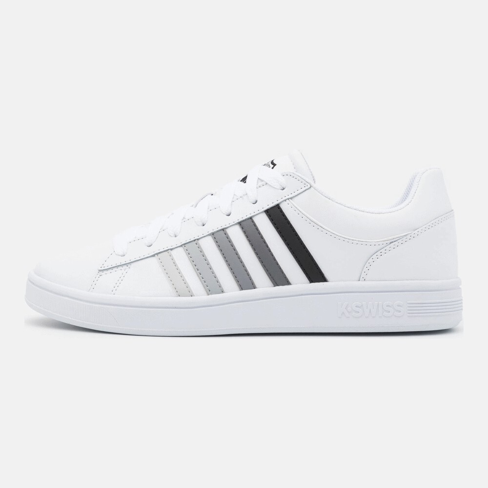 

Кроссовки K-SWISS Court Winston, white/black gradient, Белый, Кроссовки K-SWISS Court Winston, white/black gradient