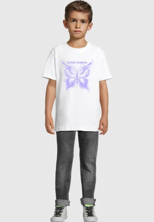 Футболка с принтом Mister Tee, White, белый