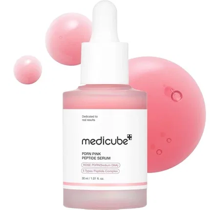 Сыворотка 30 мл с пептидами Pdrn Pink Peptide Serum Medicube, Pink