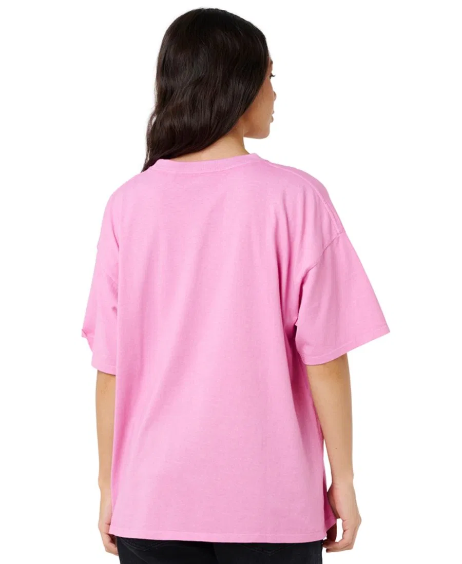 Футболка с принтом Hayley O Heritage Rip Curl, Fuschia — фото 3