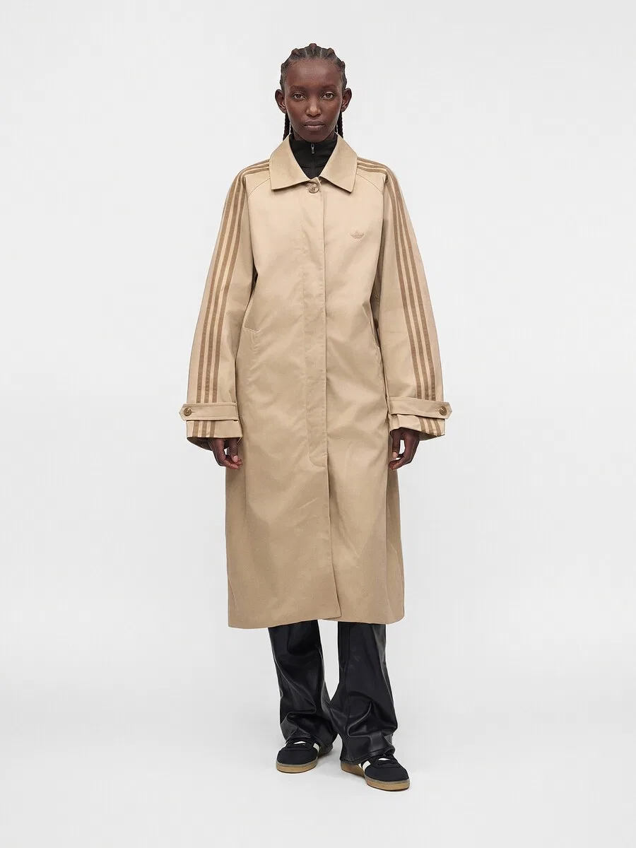Куртка ADIDAS ORIGINALS Between-Seasons Coat 'MAC' цвета хаки — фото 2