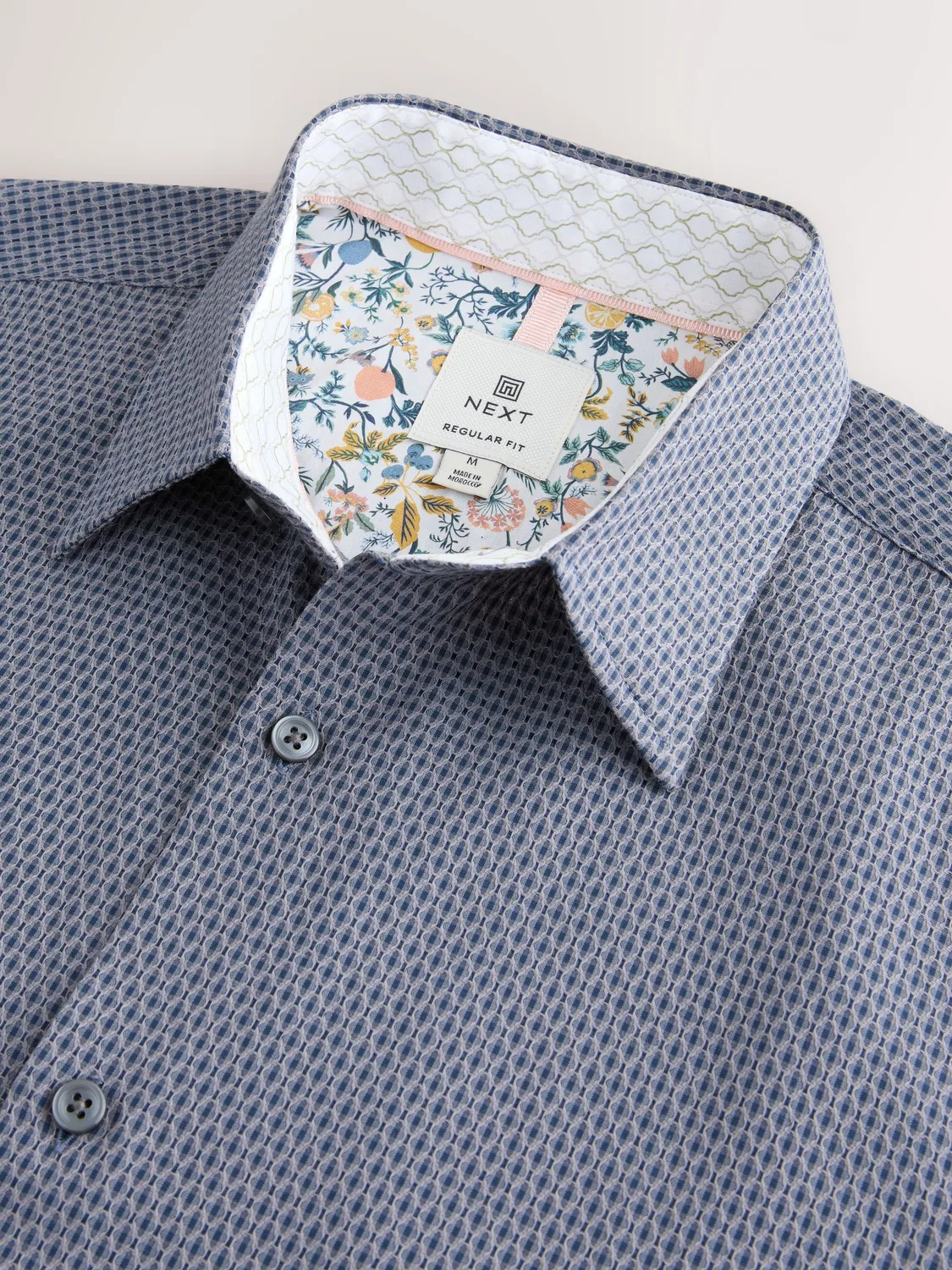 Рубашка с коротким рукавом Regular Fit, Navy Next