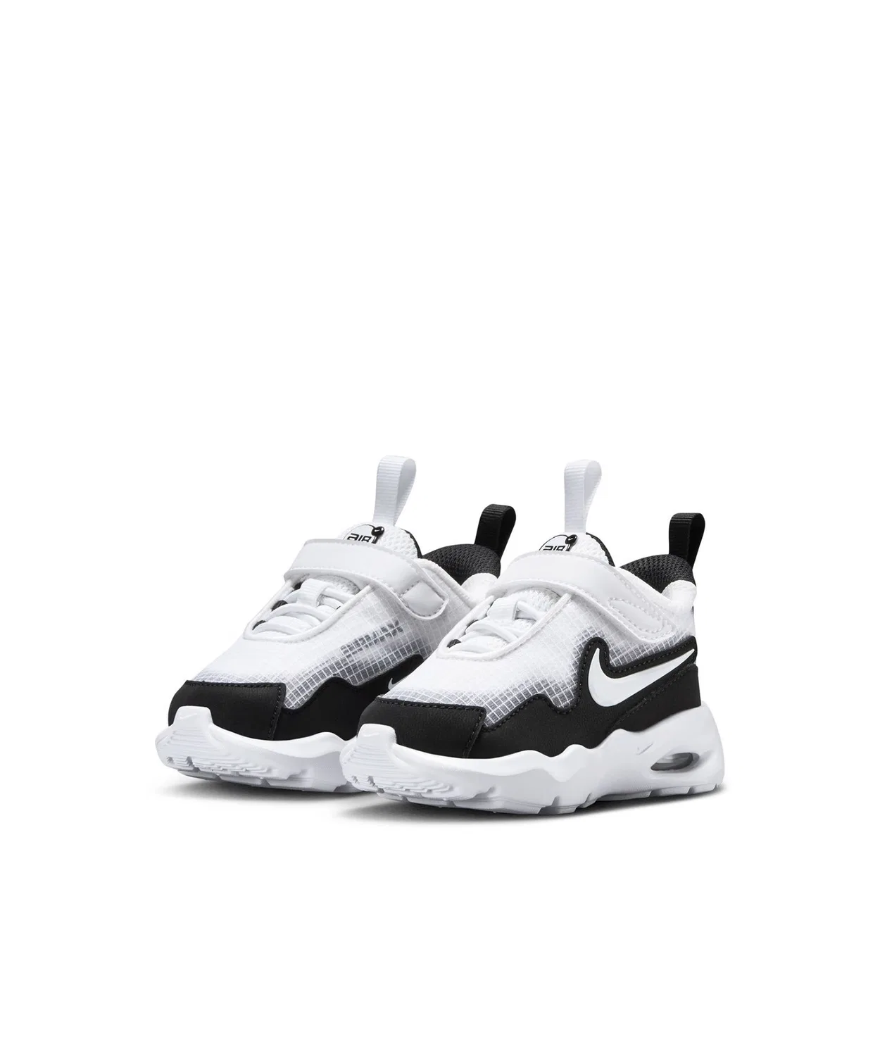 Детские кроссовки с липучками Air Max Nova NIKE, White/Black — фото 4