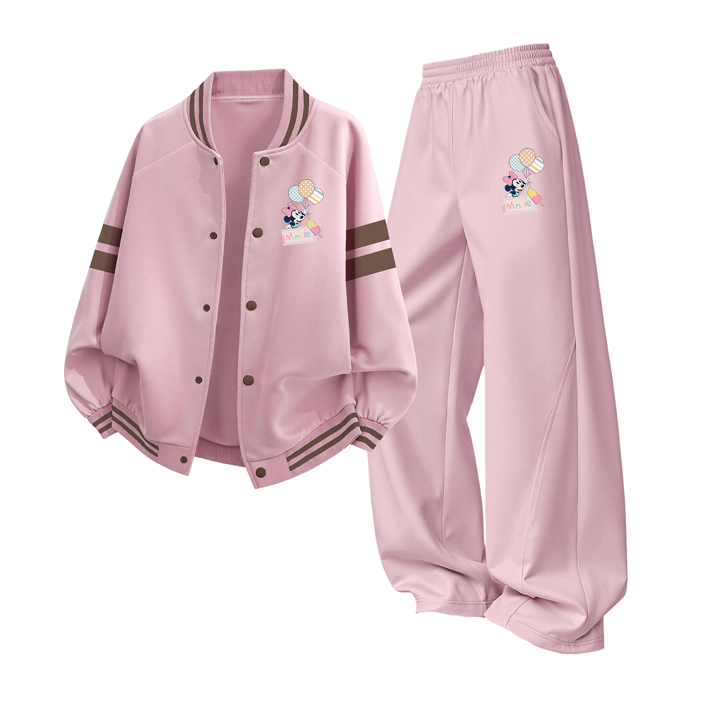 Детский спортивный комплект Casual Sportswear 2 Piece Set Disney, слоновая кость — фото 2