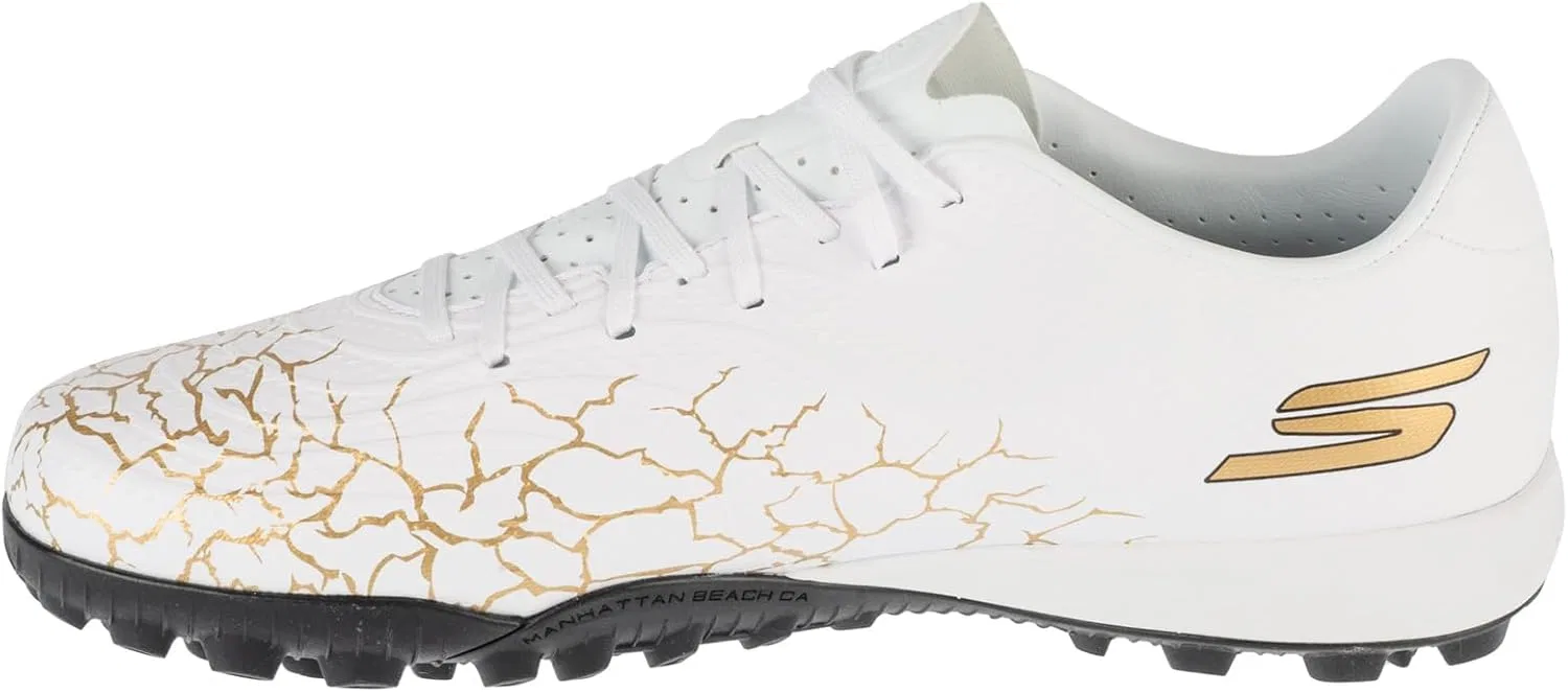 Мужские футбольные кроссовки Skechers для искусственного газона, White — фото 2