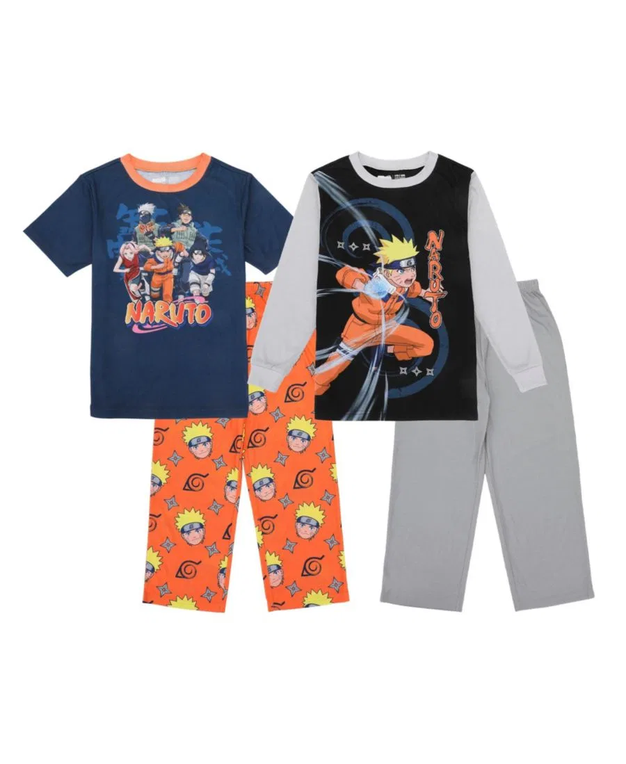 Комплект пижам из 4 предметов Naruto Group Shot, 14
