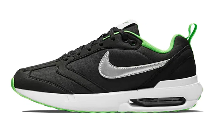 Детские кроссовки с амортизацией Air Max Dawn Low top Running Shoes Nike, Black Green