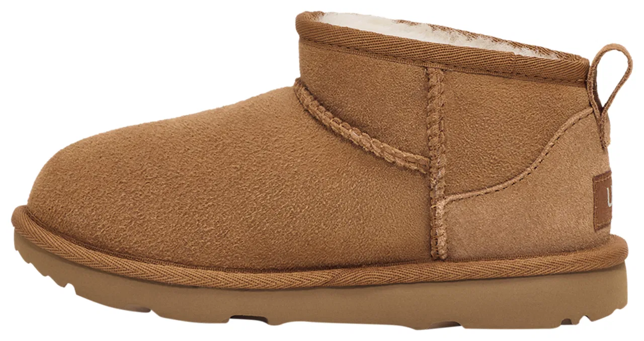Ботинки для девочек Classic Ultra Mini UGG, коричневый — фото 2