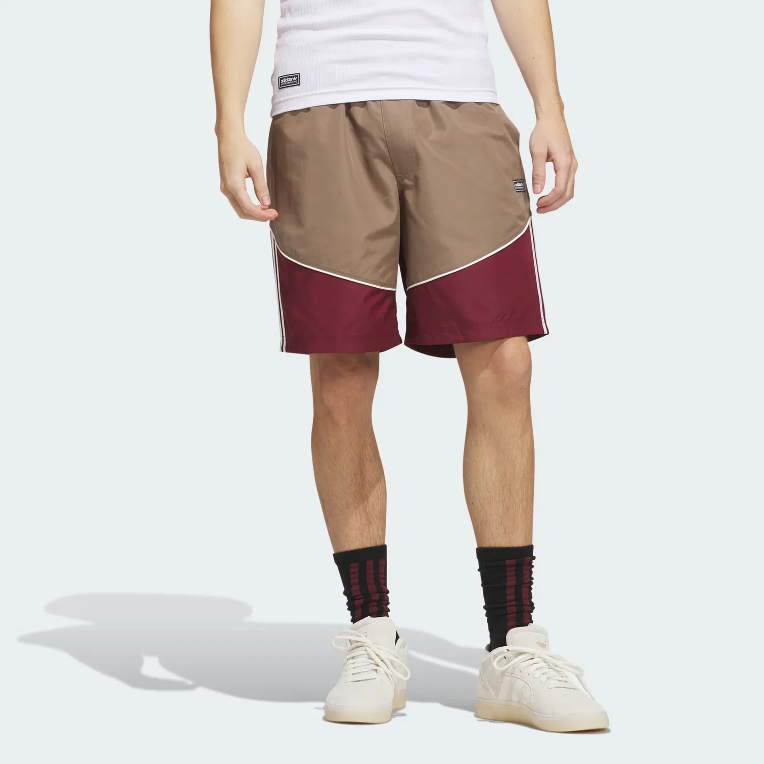 Шорты свободного кроя Offside Adidas Originals, хаки — фото 3