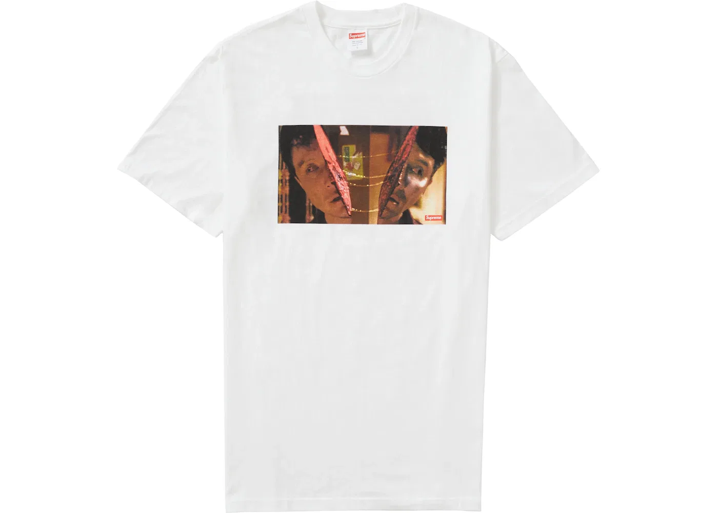 Мужская футболка с длинным рукавом Supreme Tee, White