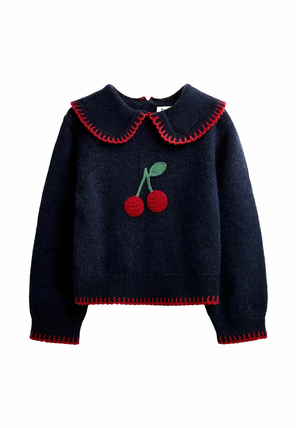 Вязаный джемпер - джемпер Jojo Maman Bébé, Navy Blue Cherry
