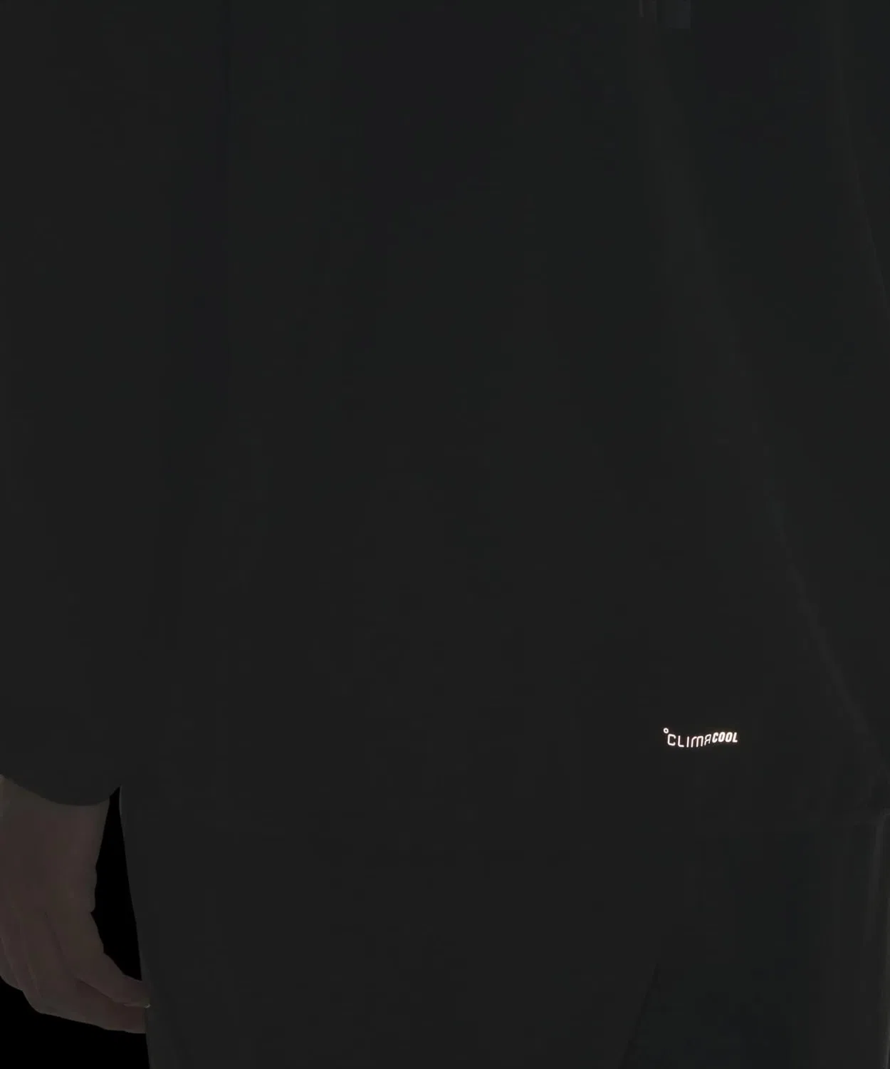 Женская куртка-ветровка свободного кроя с высоким воротником, Adidas, Black — фото 4