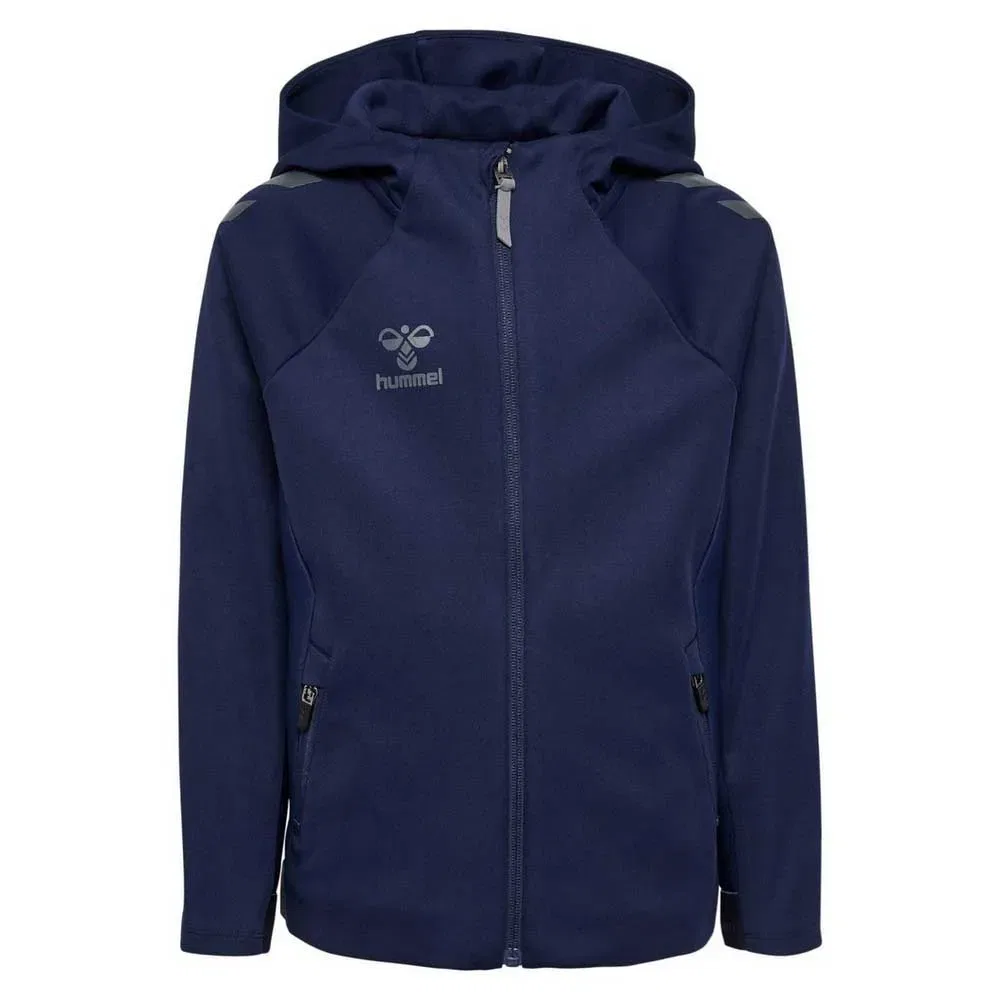 Детская худи с полной молнией hmlCIMA 2.0 ZIP HOODIE KIDS Hummel, Blue