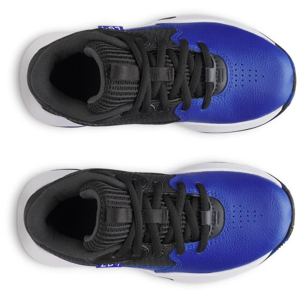 Детские кроссовки для мальчиков с закрытием шнурками Pre School Lockdown 7 Under Armour, 403 Royal Black White — фото 4