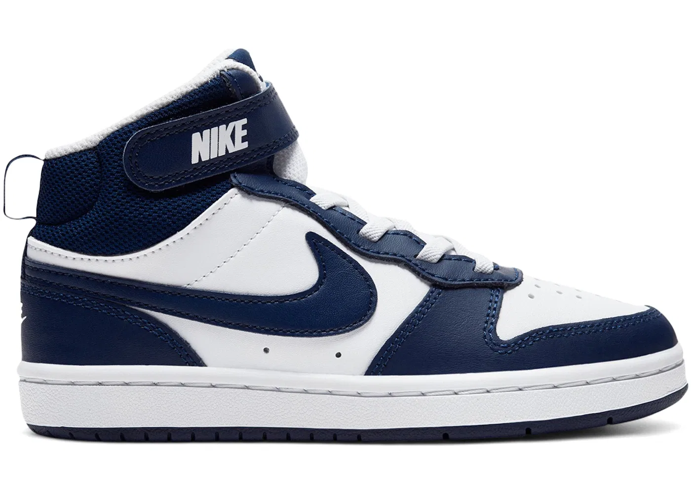 Детские кроссовки Lifestyle Nike Court Borough Mid 2 Nike, White/Signal Blue/Blue Void