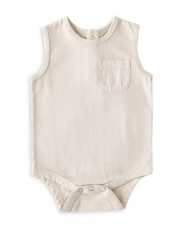 Детский комбинезон-борцовка без рукавов Pehr, Sand