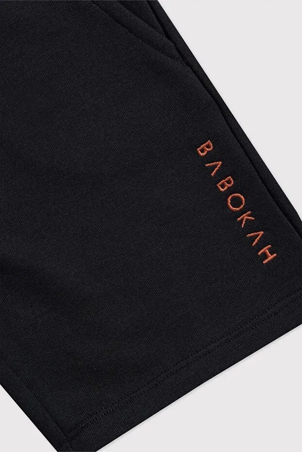 Детские шорты для мальчиков свободного кроя Babokah, Black — фото 2