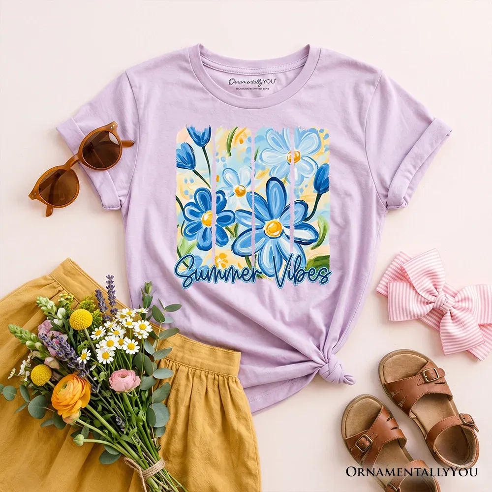 Детская футболка с принтом Youth Floral Summer Vibe OrnamentallyYou, Violet