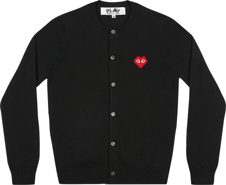 

Кардиган Comme des Garçons PLAY Heart Cardigan 'Black', черный