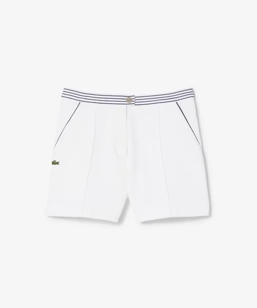 Шорты LACOSTE Классические, Хлопок и Нейлон, Франция, Белые — фото 4