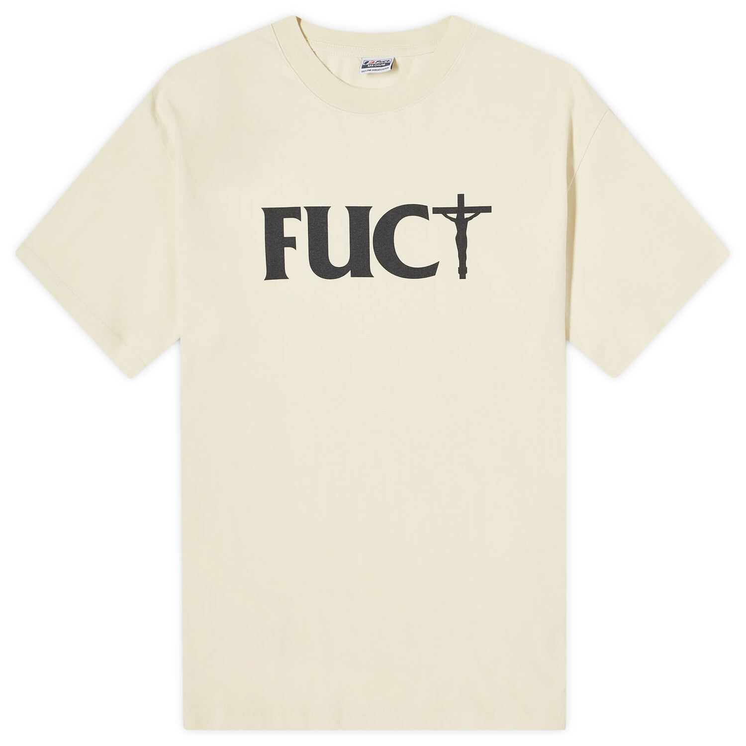 

Футболка Fuct Crossed Logo, светло-бежевый