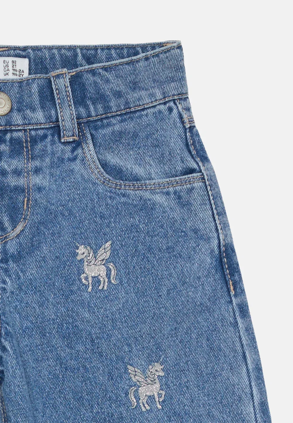 Nmfbella - джинсы свободного кроя Name It, Medium Blue Denim — фото 4