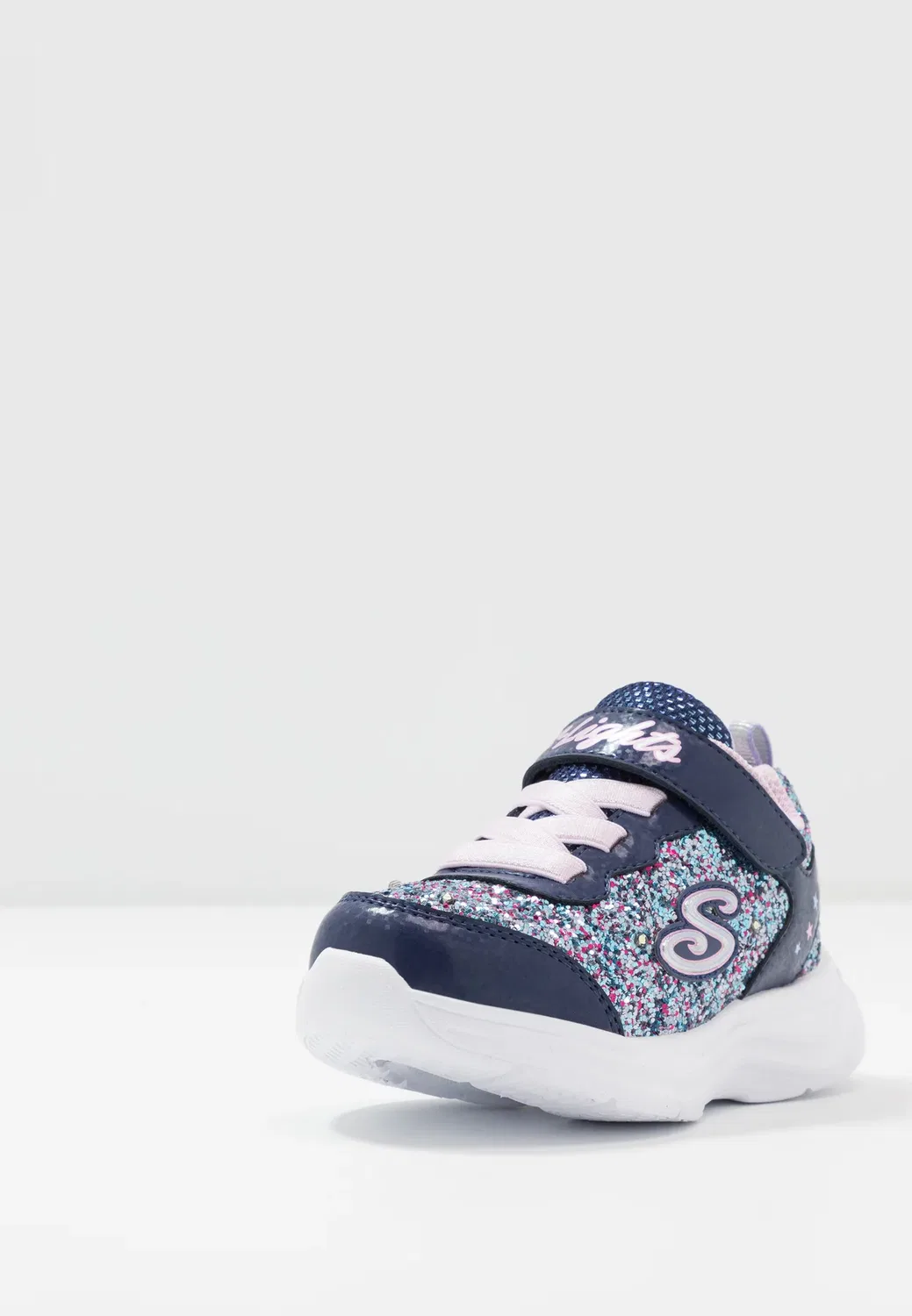 Кроссовки Glimmer - кроссовки Skechers, Navy/Multicolor Rock Glitter/Lavender — фото 3