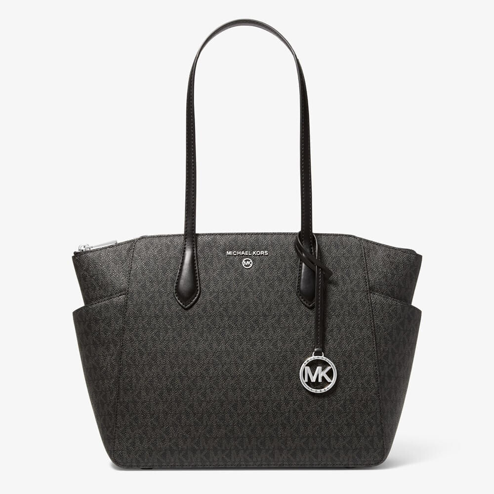 

Сумка-тоут Michael Michael Kors Marilyn Medium Logo, черный