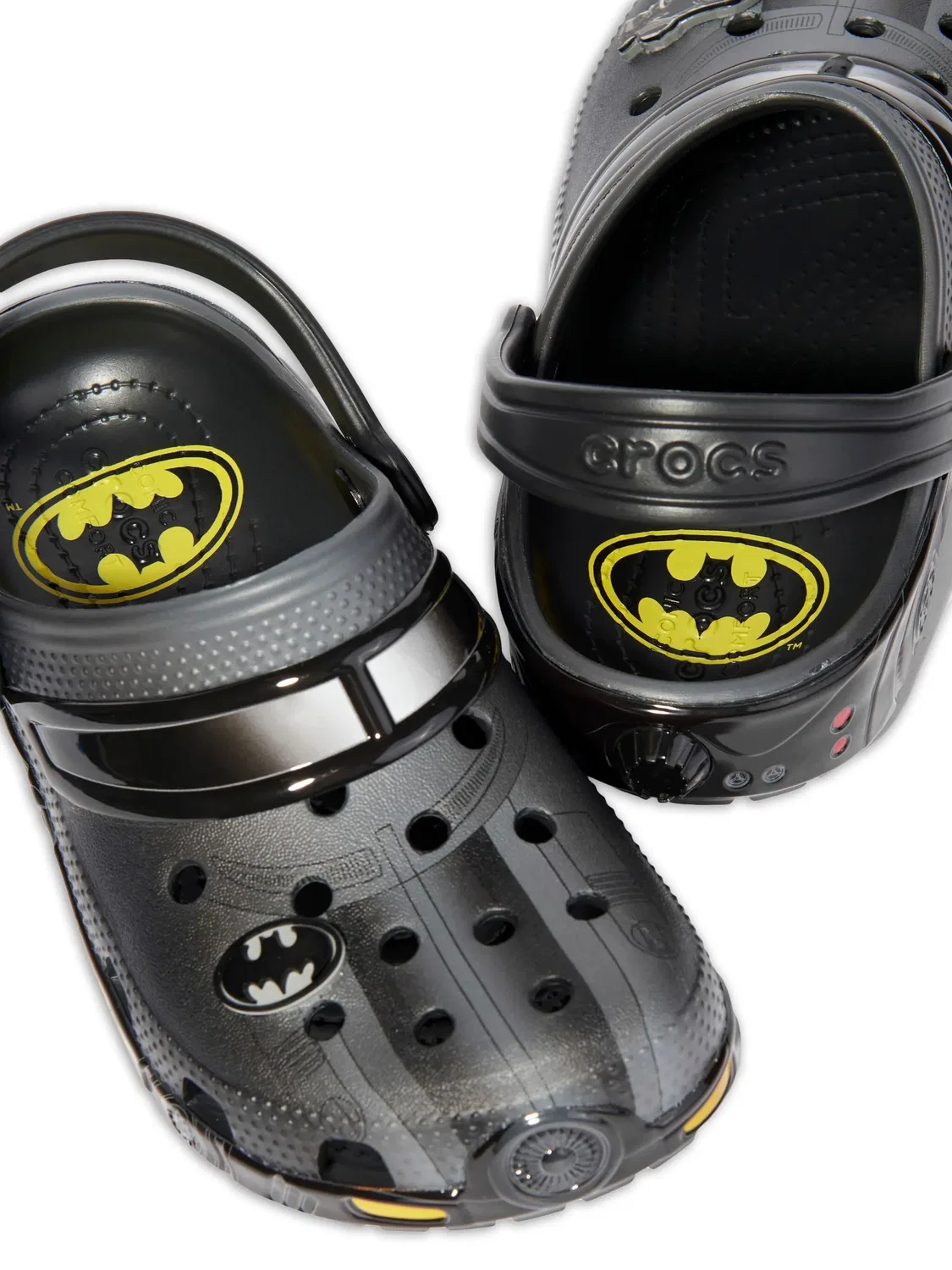 Клоги Batman от Crocs, черный — фото 2