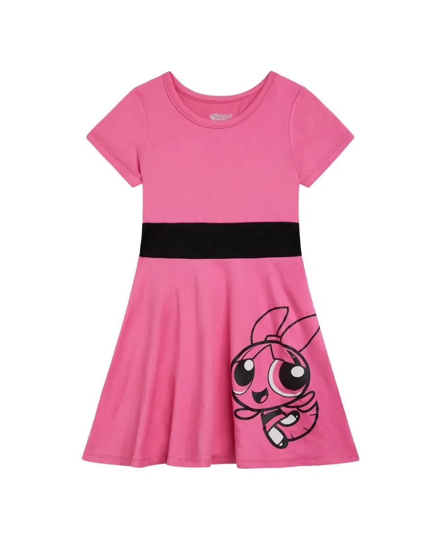 Платье-косплей с коротким рукавом Blossom Powerpuff Girls, Pink Blossom