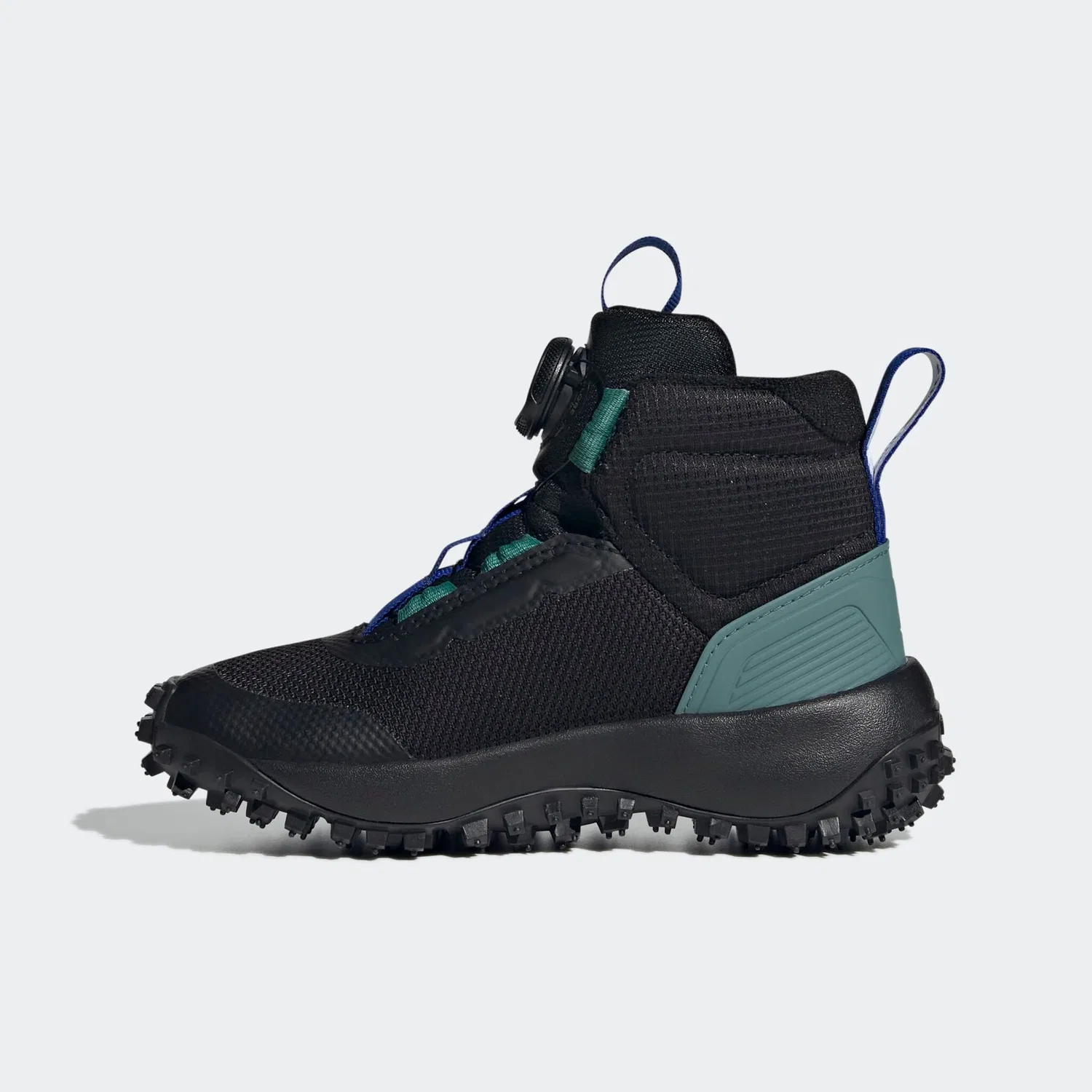 Детские кроссовки с системой BOA Adidas Sportswear, Core Black/Khaki/Preloved Teal — фото 3